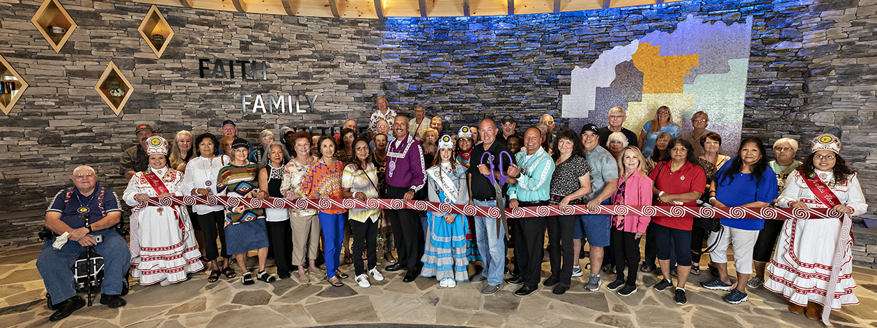 Choctaw Nation members at the Choctaw Cultural Center opening