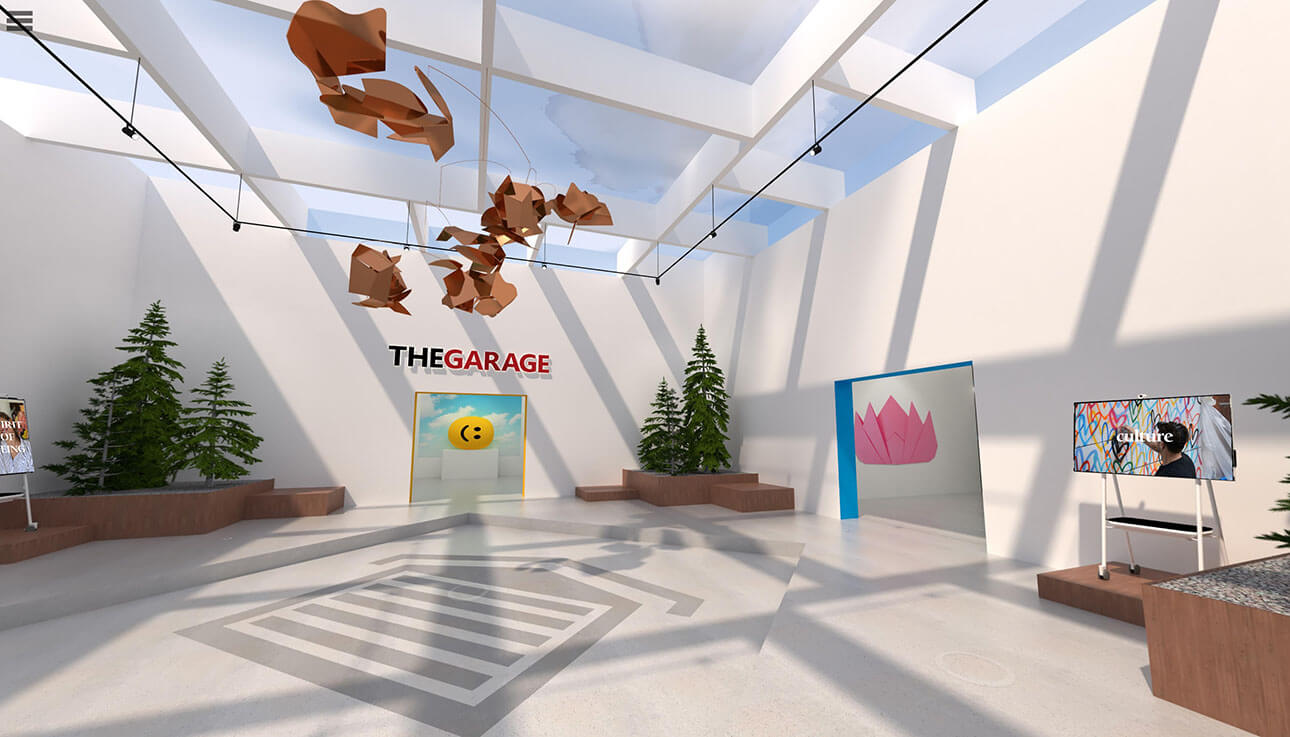 Screenshot of the Microsoft Garage Gallery website's welcome page.
