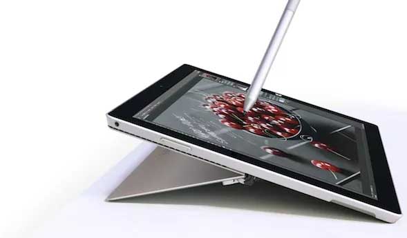A Surface Pro 3 device