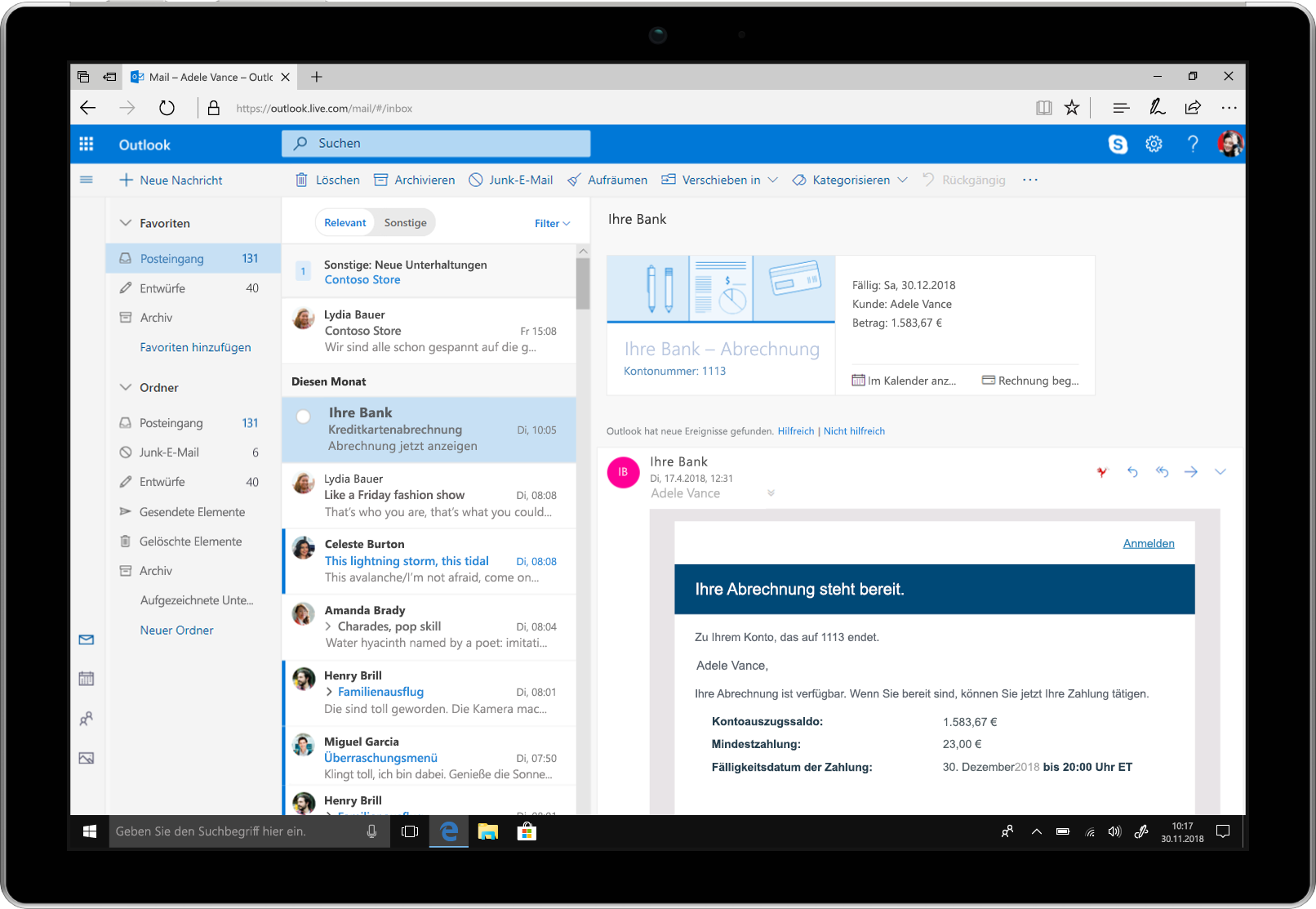 Neue Leistungsfahige Funktionen Fur Kalender E Mail Und Die Mobile Office App Microsoft 365 Blog