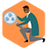 Graphic of a person holding a magnifying glass