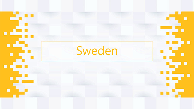 Tile graphic titled Sweden