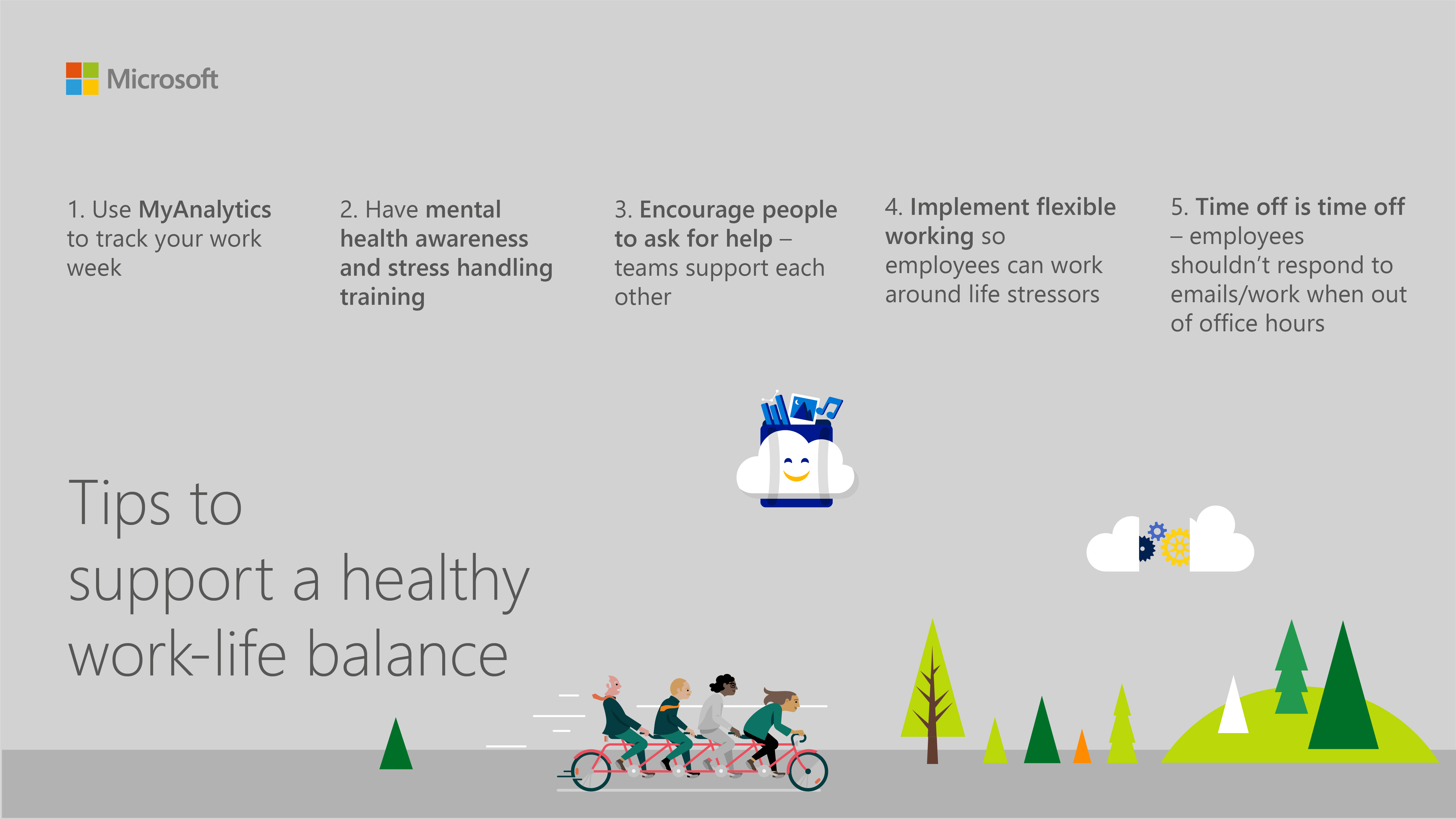 Tips to encourage a healthy work-life balance
