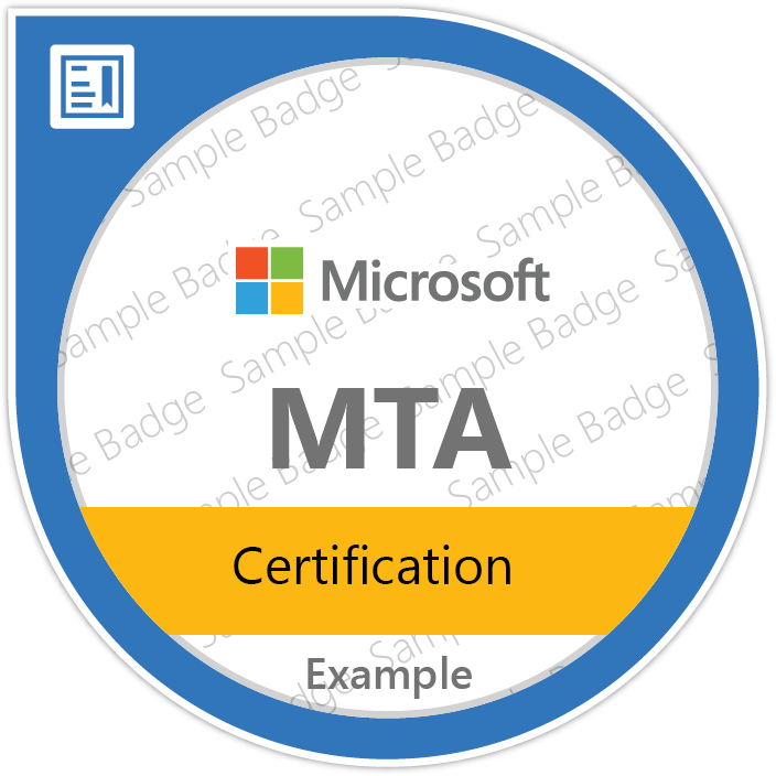 Microsoft Technology Associate Mta Certification Microsoft