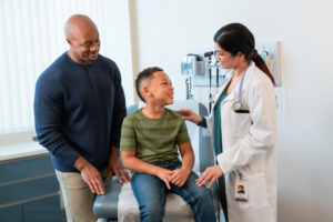 Doctor seeing young patient