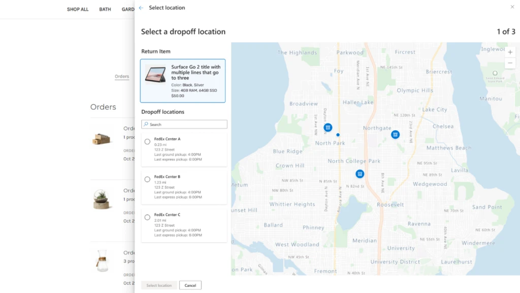 Microsoft Dynamics 365 Intelligent Order Management Return Management Connector 2