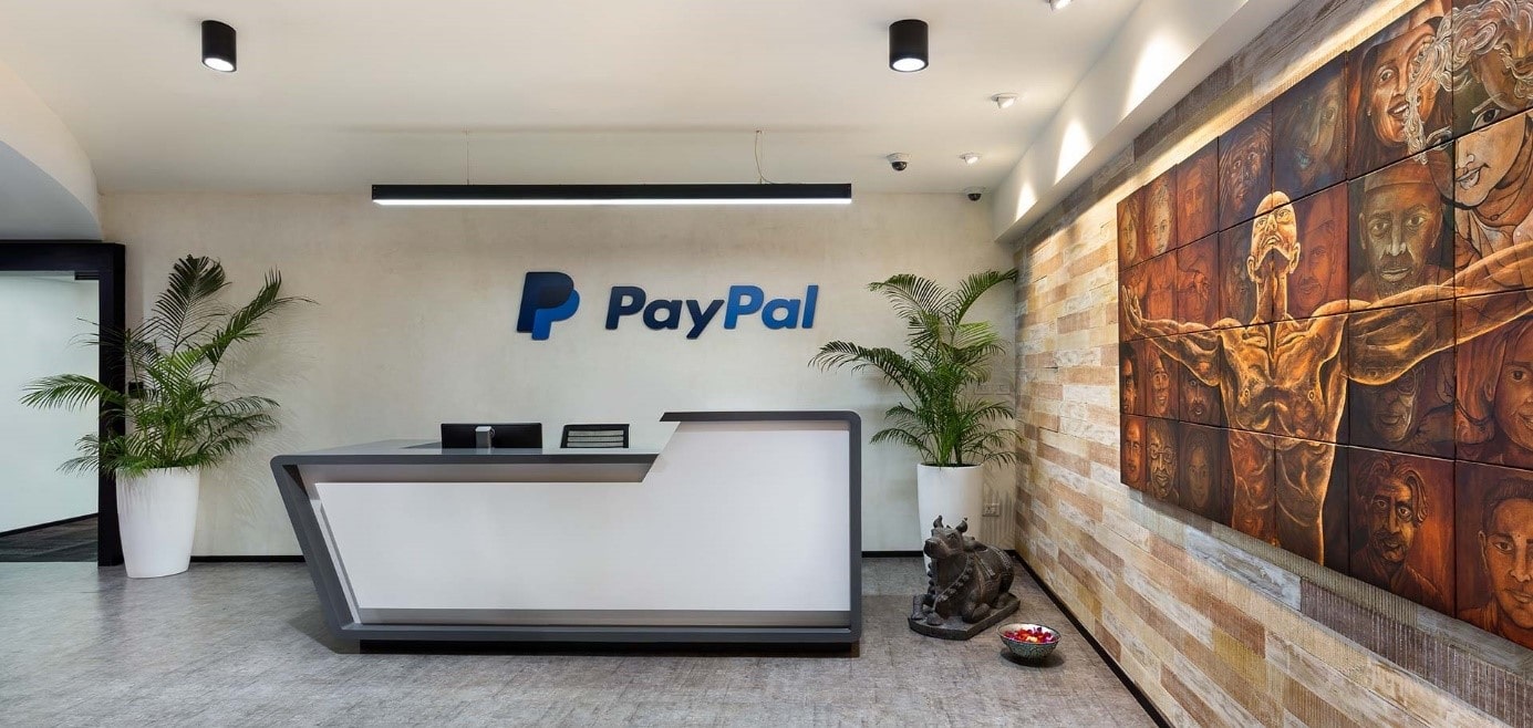 Empfang der Firma PayPal