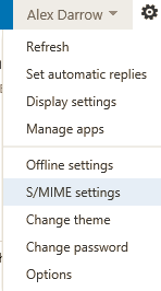 download s/mime control