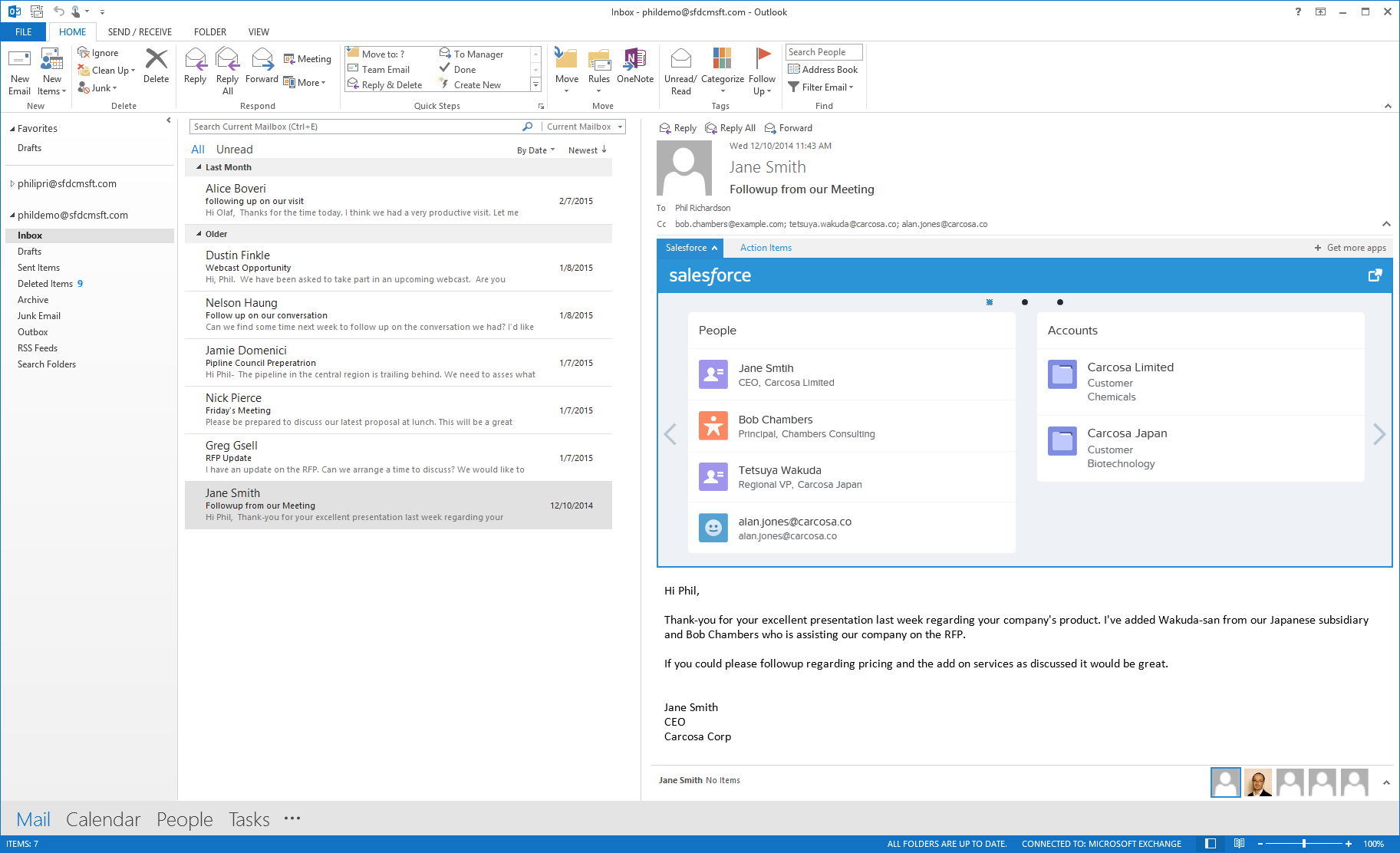 Outlook desktop app