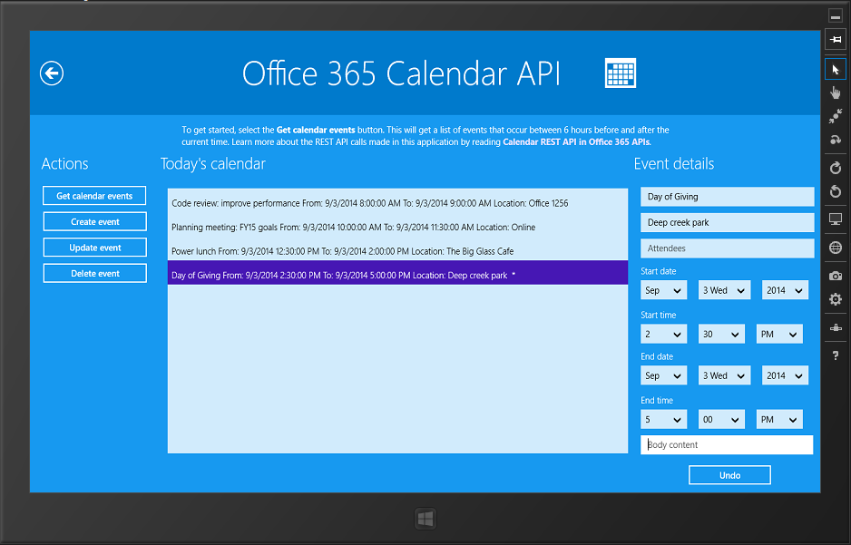 Office 365 APIs Starter Project for Windows Microsoft 365 Blog