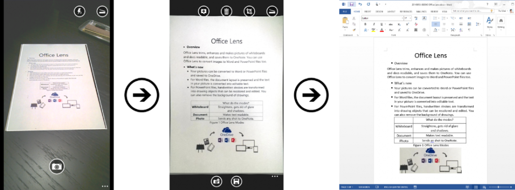 Office lens куда сохраняются файлы