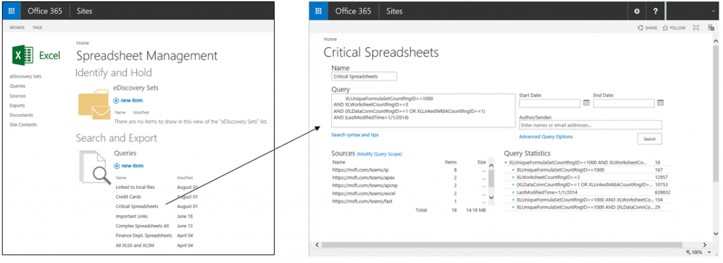 does excel in office 365 support drill down