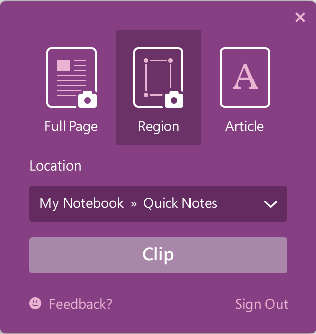 how to use onenote web clipper