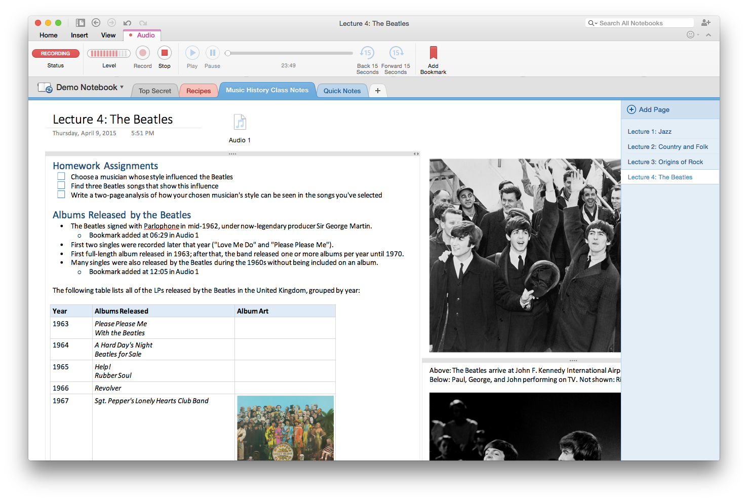 onenote online for mac