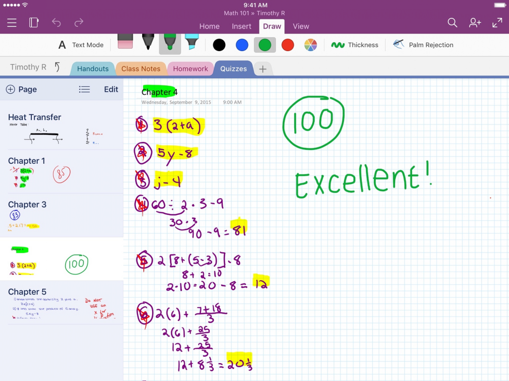 Onenote ink to text ipad