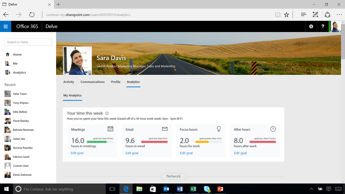 Take back your time with Delve Analytics 1