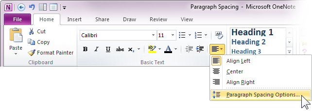 Adjust Paragraph Spacing In Onenote 10 Microsoft 365 Blog