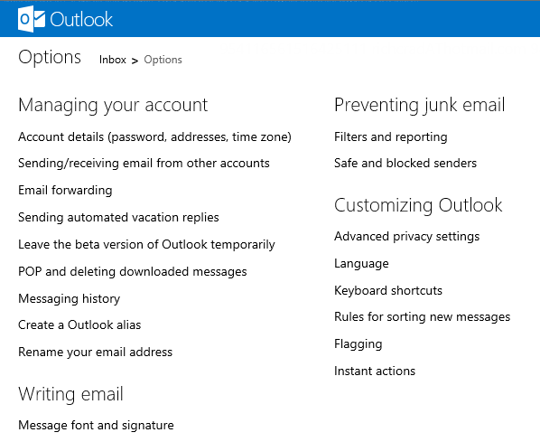 change my hotmail to outlook