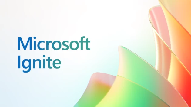 A decorative image that says "Microsoft Ignite"