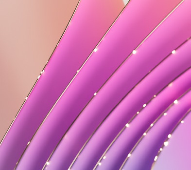 A decorative image of shimmering purple and pink abstract art