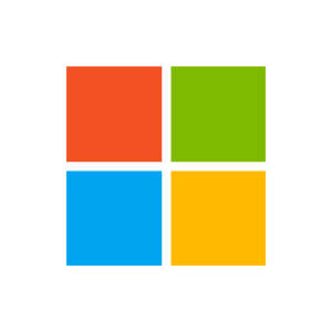 Decorative use of the Microsoft logo.