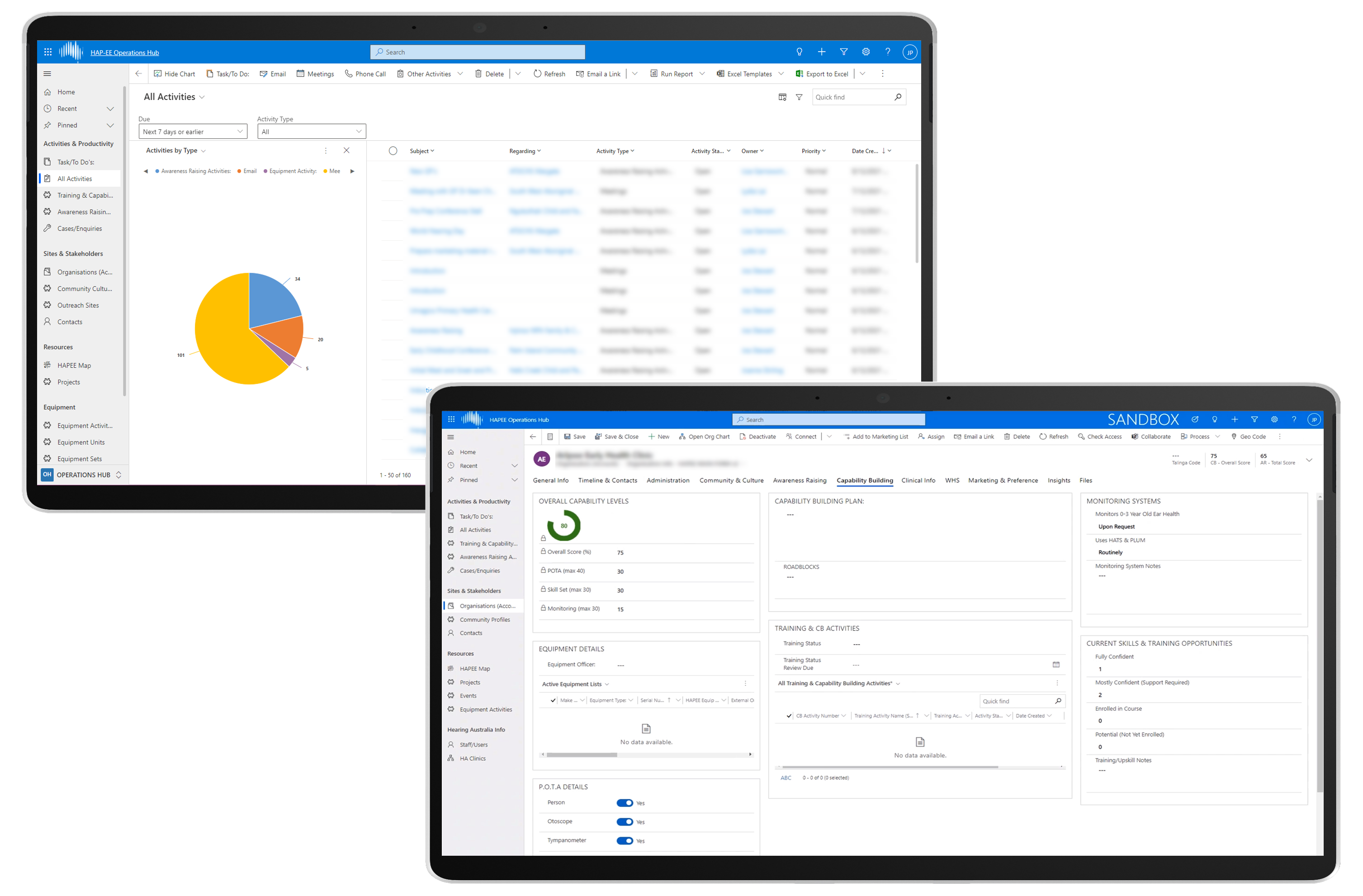 HAPEE model-driven apps