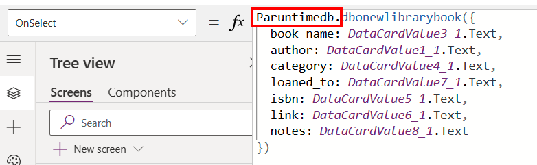 Formula calling a stored procedure directly. Prefix the stored procedure with the name of the connector. 