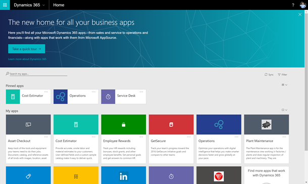 The new home for all your business apps