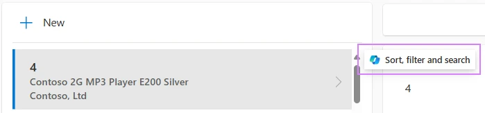 Use Copilot to filter to quickly filter, sort, and search canvas app galleries with SharePoint lists