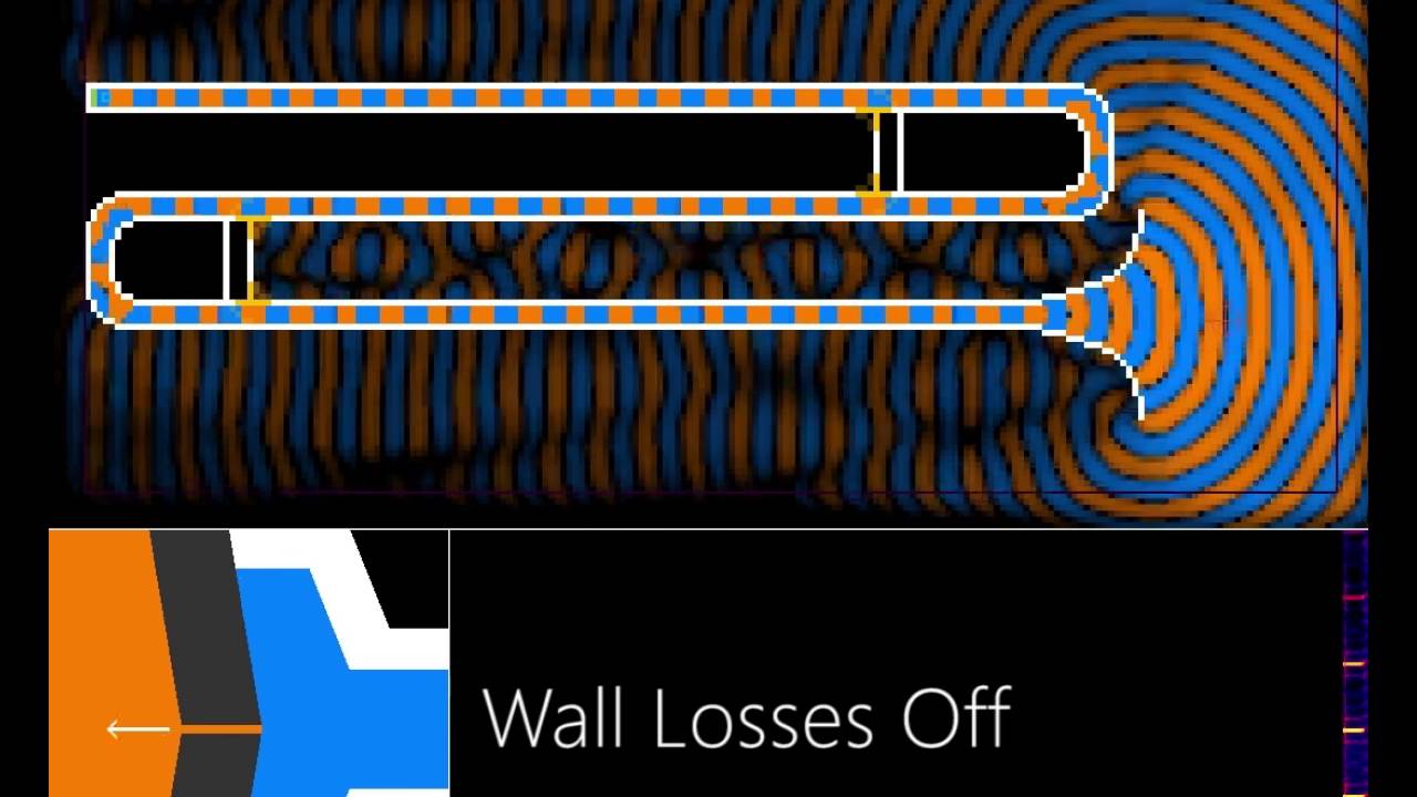 Aerophones in Flatland: Interactive Wave Simulation of Wind Instruments