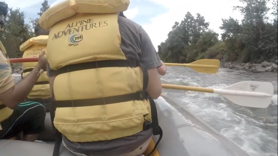 Audio and Acoustics Research Group white water rafting summer trip in 2015
