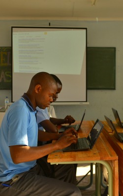 Students in rural South Africa are connecting online to learn for the first time. (image credit: Moeketsi Moticoe)