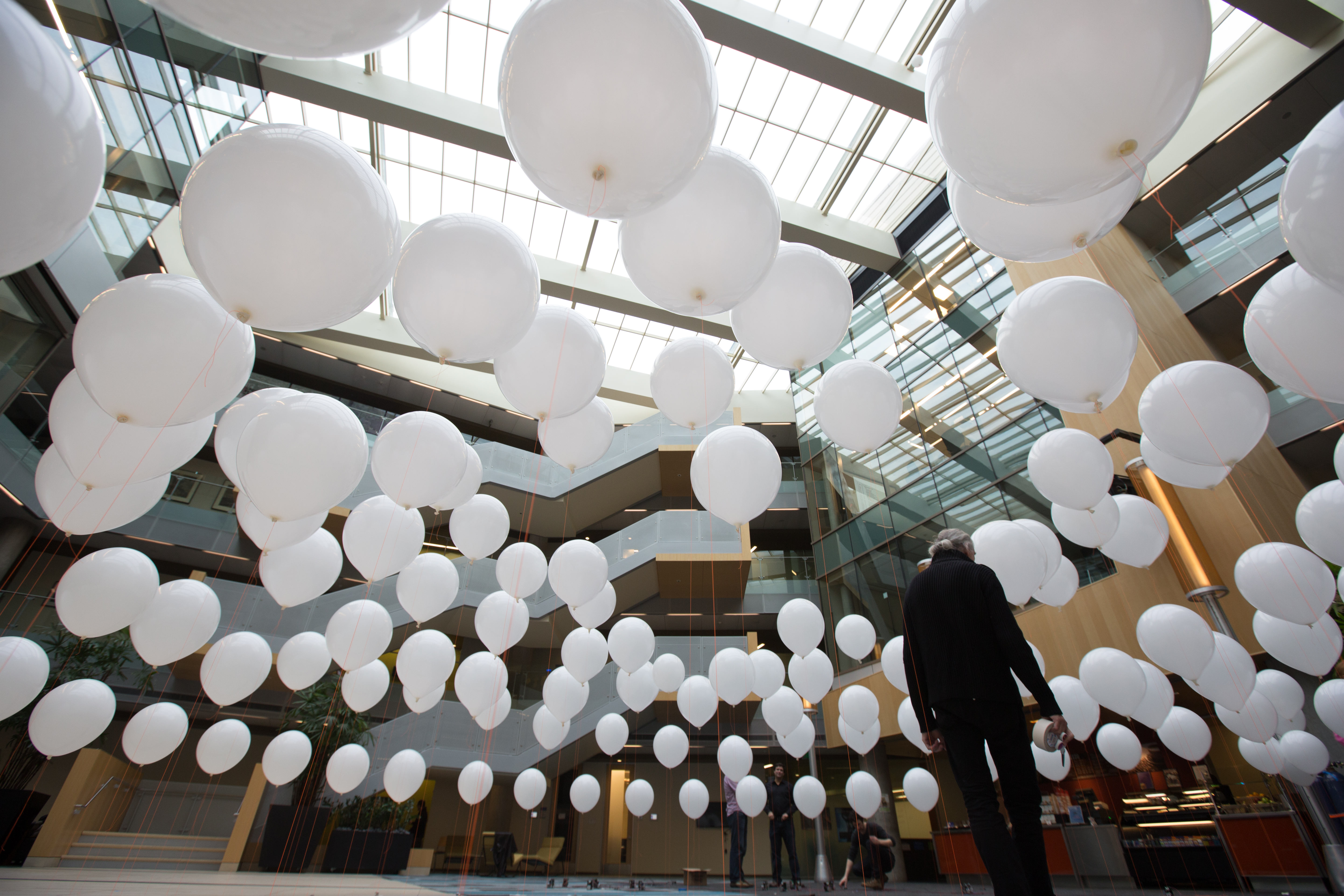 Balloons from Disparity installation