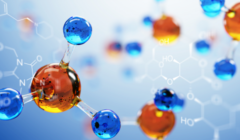 generative chemistry, drug discovery, molecules, stock image