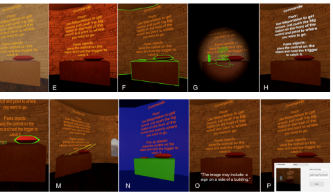 SeeingVR's low vision tools