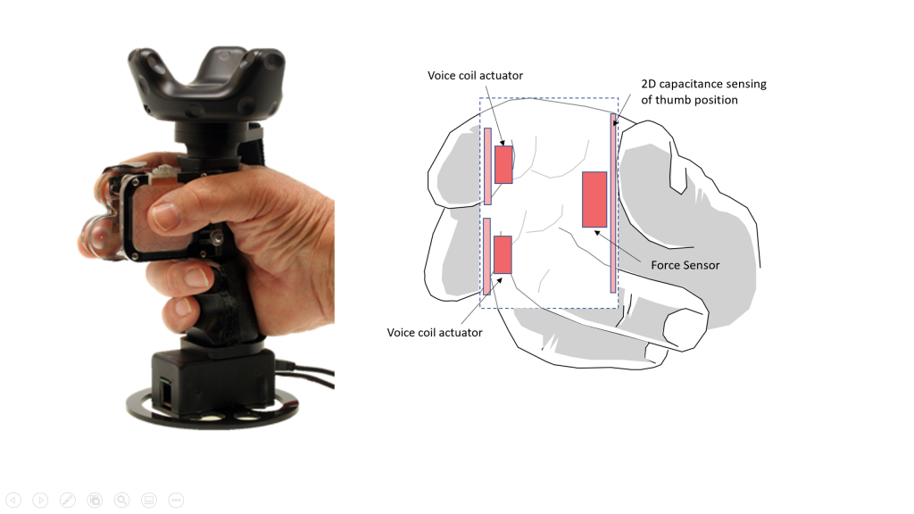Figure 2: The TORC controller is designed as a hand-held device with no external moving parts.
