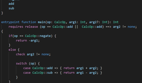 Bosque programming language code sample