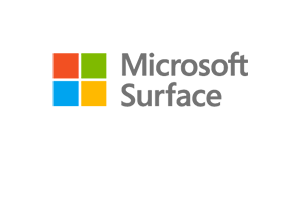 Microsoft Surface stacked logo with symbol