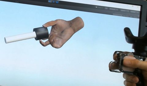 Video: TORC: A virtual reality controller for in-hand high-dexterity finger interaction