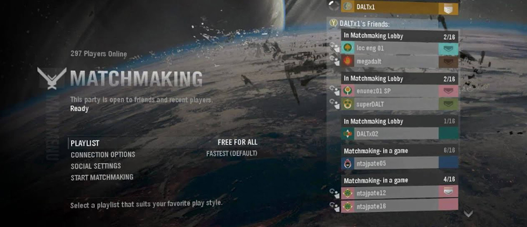 Truematch matchmaking system screenshot