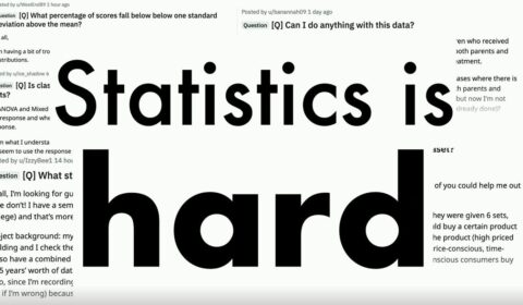 Statistics is hard slide from Tea: A High-level Language and Runtime System for Automating Statistical Analysis talk