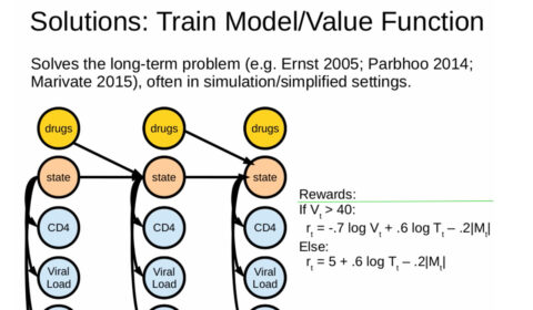 Video: Towards Using Batch Reinforcement Learning to Identify Treatment Options in Healthcare