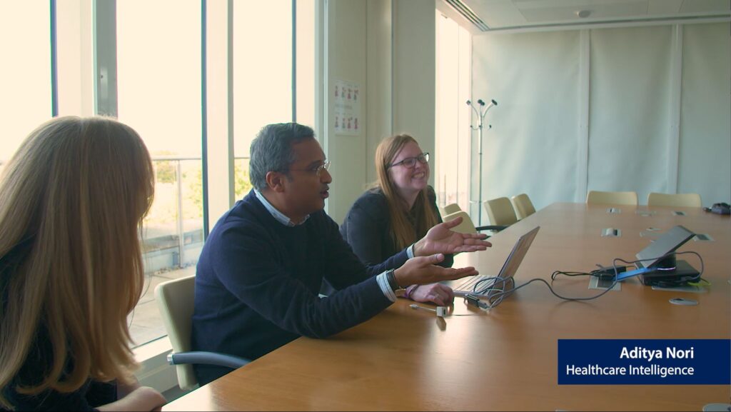 Aditya Nori working on Healthcare Intelligence at Microsoft Research Cambridge