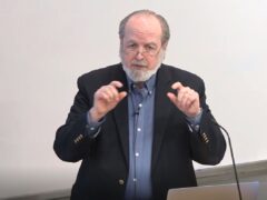 Gregg Vanderheiden giving talk at Microsoft Research