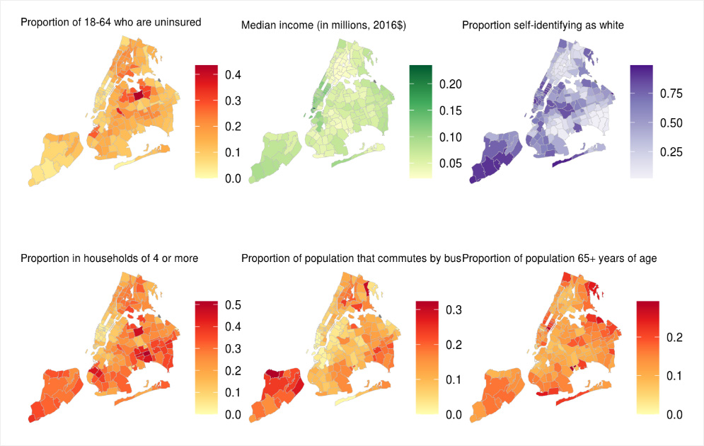 DS3 2022 - graphs visual from Replicating “Differential COVID-19 case positivity in New York City