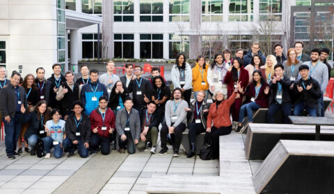 attendees and speakers at the MSR AI Bootcamp 2020