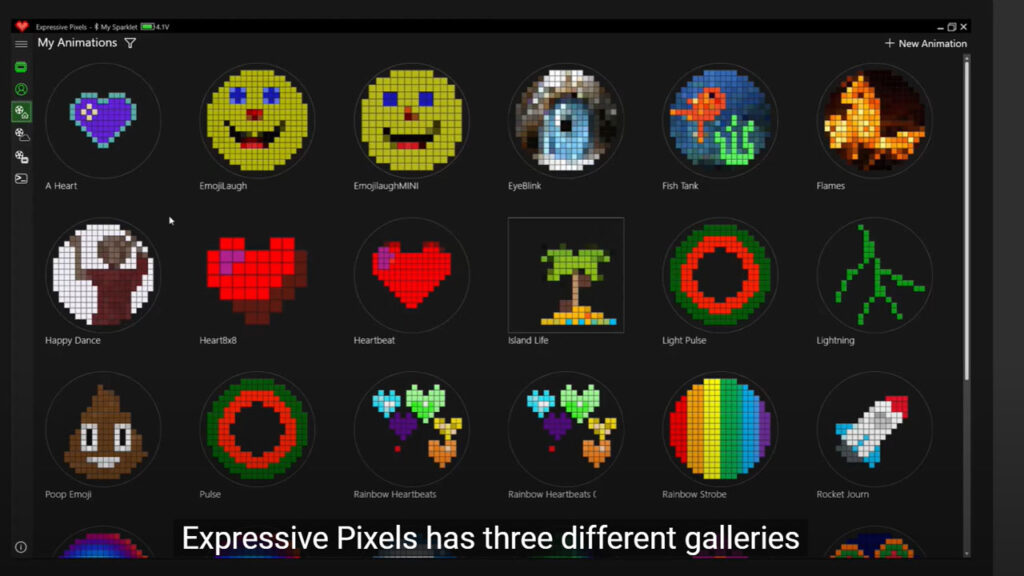 Video: Managing Animation Galleries in Microsoft Expressive Pixels