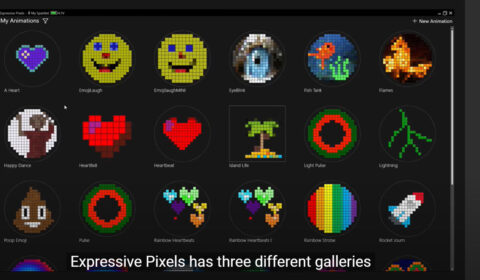 Video: Managing Animation Galleries in Microsoft Expressive Pixels