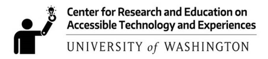 Center for Research and Education on Accessible Technology and Experiences (CREATE) logo