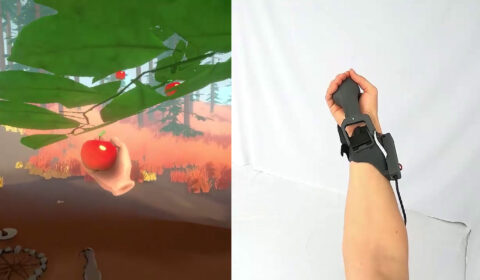 screen capture of Haptic PIVOT device